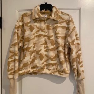 Old Navy Cropped Fleece zip up